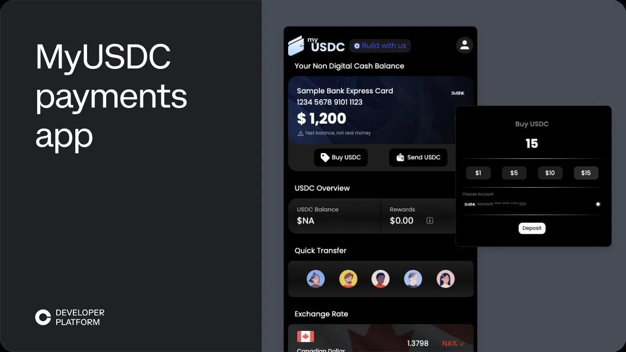 MyUSDC App Walkthrough - Coinbase Developer Platform (CDP) thumbnail