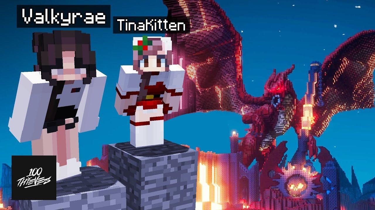 18v18 Minecraft Open World ft. Valkyrae, Tinakitten, ConnorEatsPants & More thumbnail