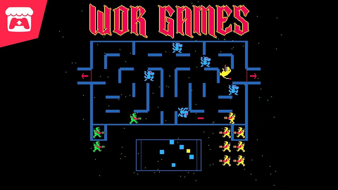 Wor Games - Picotron arcade game inspired by Wizard of Wor! thumbnail
