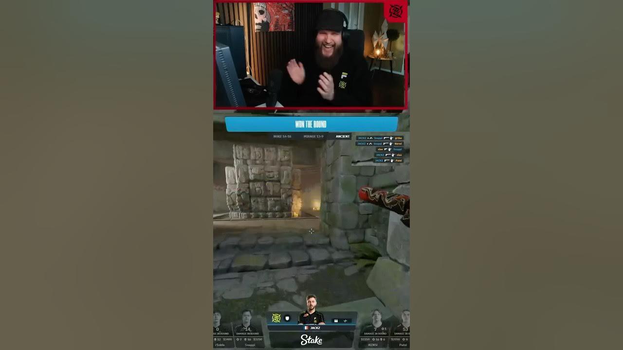 f0rest reaction to JACKZ's first Ace with NIP 🥹 #goninjas #cs2 #esports #ninjasinpyjamas thumbnail