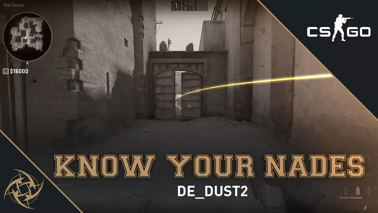 NiP - Know your Nades | New Dust 2 - Part 1 thumbnail