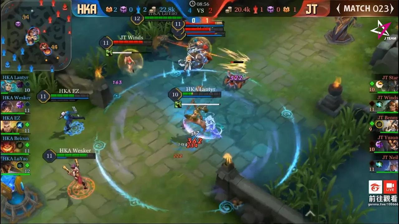 【J Team傳說精華】Winds神偷凱薩 呂布琳蒂直破主堡 JT vs HKA thumbnail