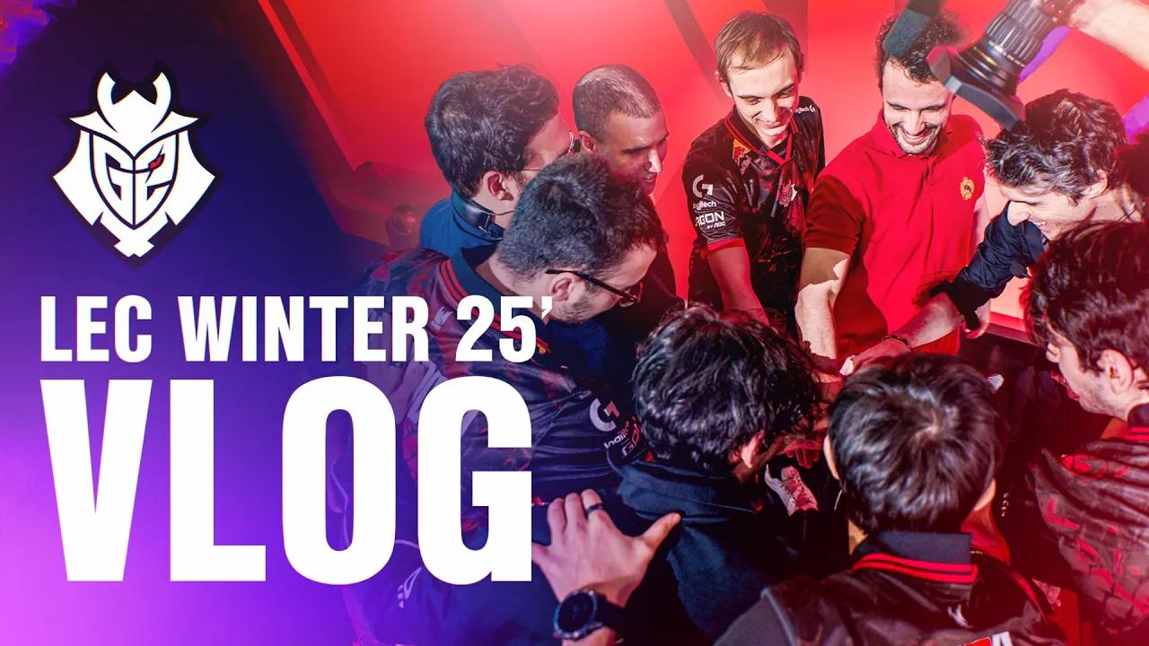 What happened during Regular Season | LEC Winter 2025 VLOG thumbnail