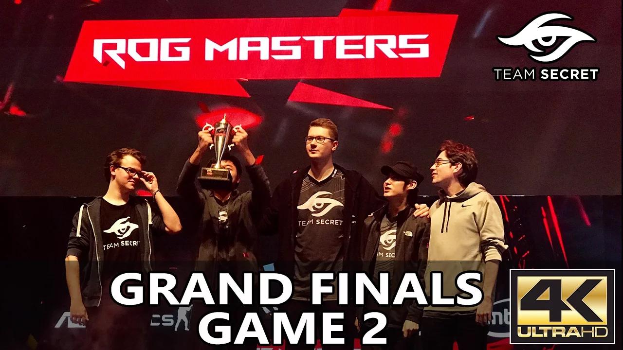 Dota 2 | Team Secret vs Execration (Map 2) | ROG MASTERS GRAND FINALS thumbnail