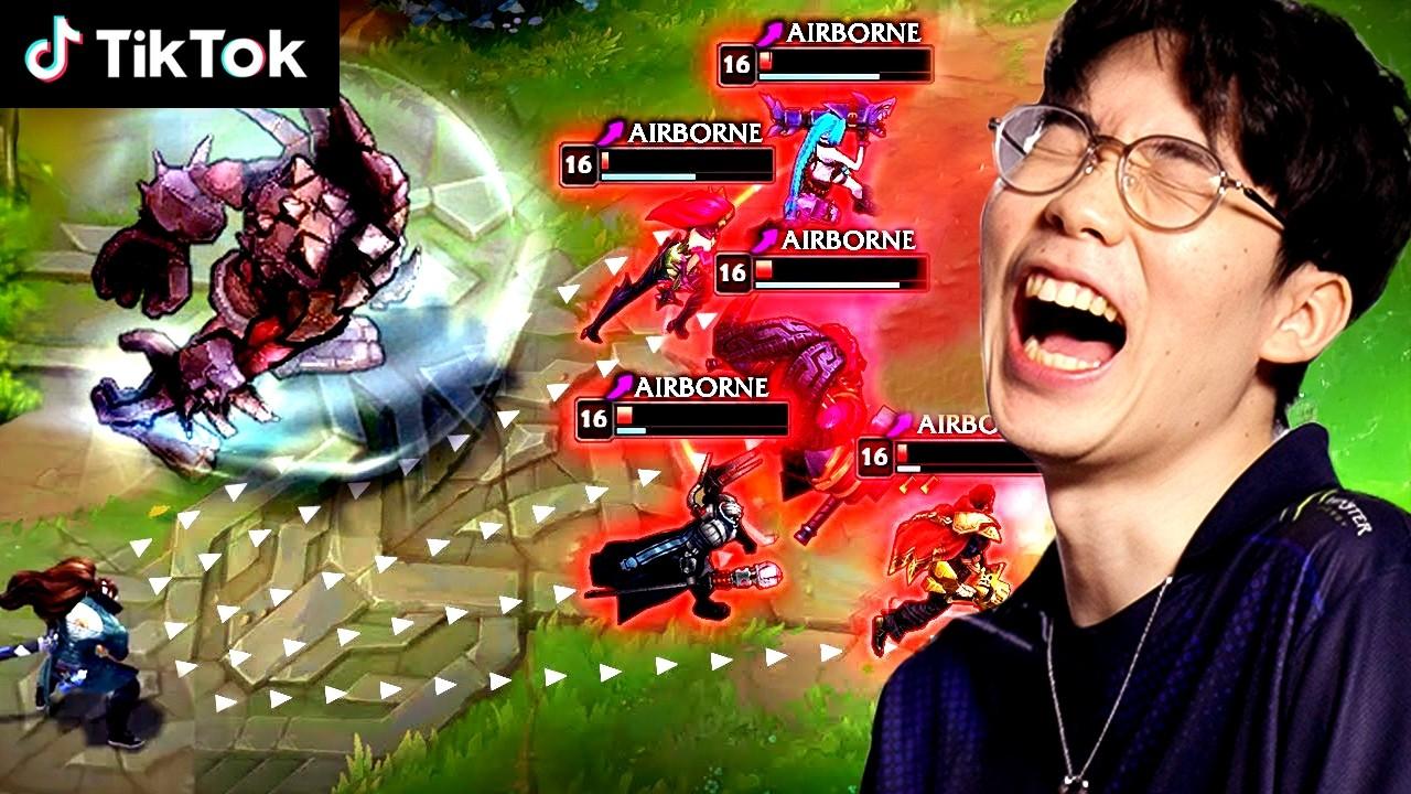 IMPOSSIBLE League of Legends Tik Tok Challenge thumbnail