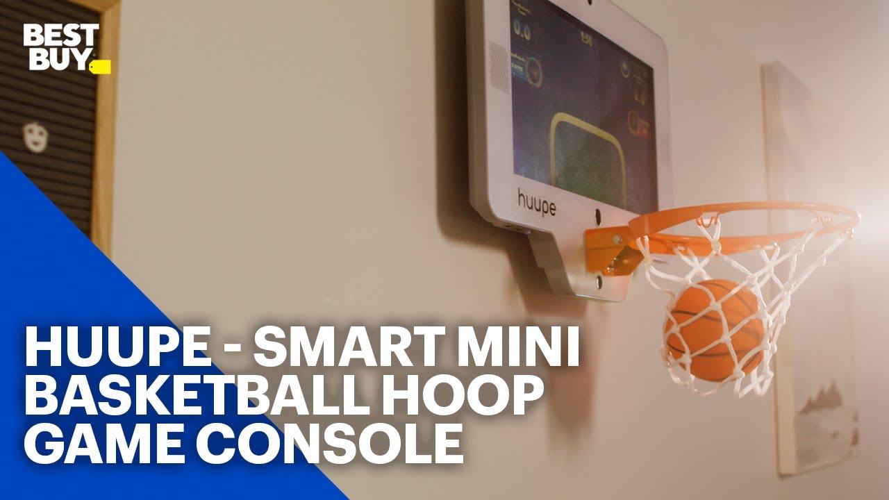 Never miss a game with the huupe Smart Mini Basketball Hoop Game Console. thumbnail